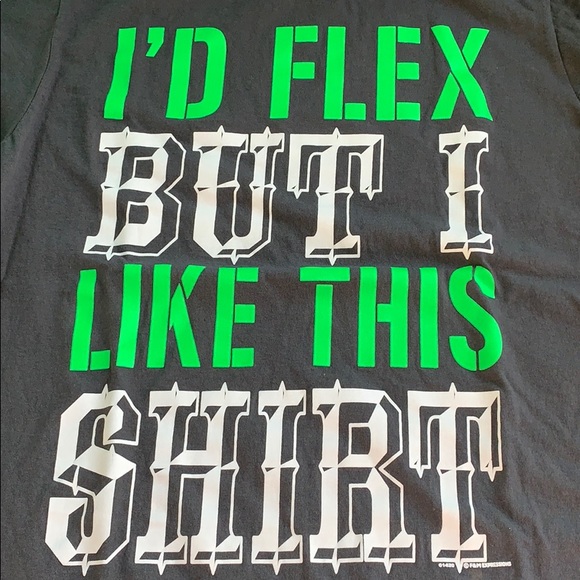 "I'd Flex" Graphic Tee - Picture 2 of 3